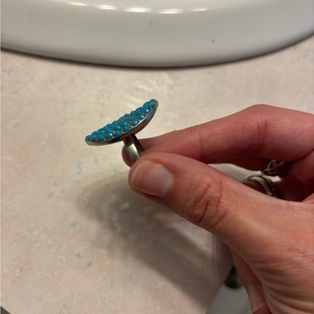 Blu aqua ring - Picture 3 of 4